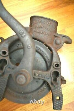 Antique Cast Iron Black Hawk 9 1909 A Clarksville Tenn Corn Sheller G 12 13lb