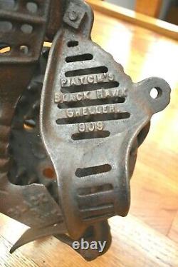 Antique Cast Iron Black Hawk 9 1909 A Clarksville Tenn Corn Sheller G 12 13lb