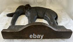 Antique Cast Iron Bradley Hubbard Elephant Statue Door Stop