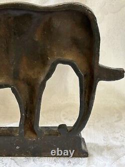 Antique Cast Iron Bradley Hubbard Elephant Statue Door Stop