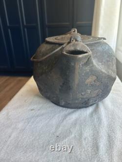 Antique Cast Iron Kettle