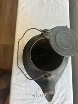 Antique Cast Iron Kettle