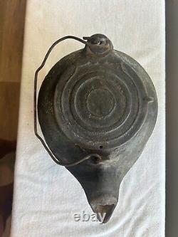 Antique Cast Iron Kettle