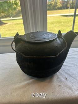 Antique Cast Iron Kettle