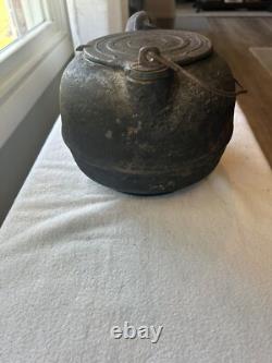 Antique Cast Iron Kettle