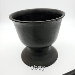 Antique Cast Iron Mortar Pestle Apothecary Heavy Large 9lb Pharmacy