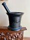 Antique Cast Iron Mortar And Pestle Mining Prospecting California 9 Lb 8 Oz