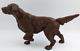 Antique Dog Door Stop Cast Iron Retriever Setter Pointer Dog Large Heavy 9+ Lbs