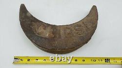 Antique Eclipse Cast Iron Crescent Moon A13 Windmill Weight 17lb Rare