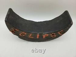 Antique Eclipse Cast Iron Crescent Moon B13 Windmill Weight Painted 26lb Rare