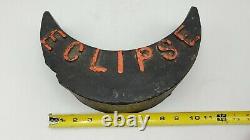 Antique Eclipse Cast Iron Crescent Moon B13 Windmill Weight Painted 26lb Rare