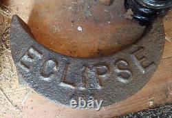 Antique Eclipse Cast Iron Crescent Moon Windmill Weight 19 Lbs