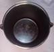 Antique Erie Cast Iron #8 Bean Pot Camping Cooking Flat Bottom With Handle Usa