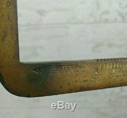 Antique Fairbanks Scale Cast Iron Base & Brass Beam 50 lb. 11218 EX Collectible