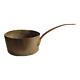 Antique French Hammered Copper Big 11.5 Pot 7lbs. 3 Oz. Cast Iron Handle