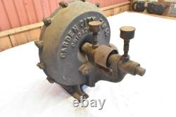 Antique Garden City Fan Co 4 Cast Iron Blacksmith Blower Fan Sawmill Flat Belt