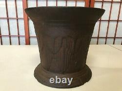 Antique Griswold Cast Iron 17 lbs. Apothecary Mortar (No Pestle) 7 1/4 Tall