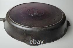 Antique Griswold No. 12 Cast Iron Skillet Pan P/n 719 Lbl Heat Ring Erie Pa USA