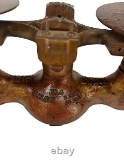 Antique Jacob Bros Cast Iron Balance Scale No 4 Made New York NY 8 Lbs Capacity