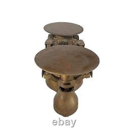 Antique Jacob Bros Cast Iron Balance Scale No 4 Made New York NY 8 Lbs Capacity