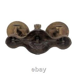 Antique Jacob Bros Cast Iron Balance Scale No 4 Made New York NY 8 Lbs Capacity
