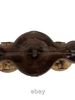 Antique Jacob Bros Cast Iron Balance Scale No 4 Made New York NY 8 Lbs Capacity