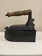 Antique L. Hugenin Iron #6 Cast Iron Wood. Made In France. Paris 19th C. 16 Lbs
