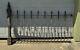 Antique Ornate Victorian Cast Iron Newel Fence Post & Architectural Fence