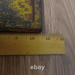 Antique Railroad Sign Clearance Warning Cast Iron 17 7/8 X 10.5 X 1/2 21 Lbs