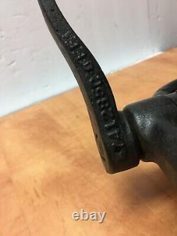 Antique Railroad Train Locomotive Brass Bell & Cast Iron with Clapper 36lbs