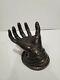Antique/vintage Cast Iron Life Size Hand Sculpture - Over 8 Lb
