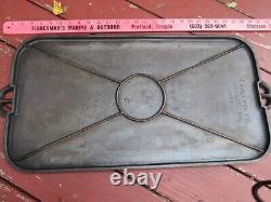 Antique large Early Foundry Company #11 Cast Iron Griddle Dickson PA