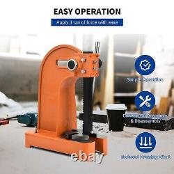 Arbor Press 3 Ton Lever Bench Mountable Bearings Cast Iron Manual Desktop