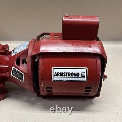 Armstrong S-25 BF, 1/12 HP, Cast Iron In-Line Pump Less Flanges