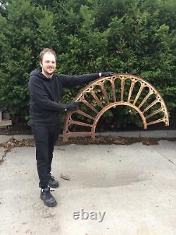 Art Deco-window Arch-door Arch-antique-vintage-cast Iron-61.5 Wide-78 Lb