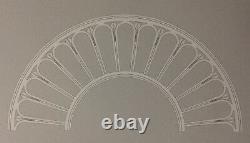 Art Deco-window Arch-door Arch-antique-vintage-cast Iron-61.5 Wide-78 Lb