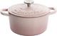 Artisan Round Enameled Cast Iron Dutch Oven, 7-quart, Blush Pink