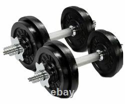 BRAND NEW Yes4All Adjustable Dumbbells 50 lb Dumbbell Weights (Pair) Ships Now