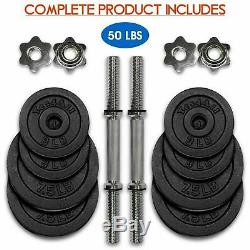 BRAND NEW Yes4All Adjustable Dumbbells-50 lb Dumbbell Weights (Pair) Ships TODAY