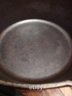 BSR (Birmingham Stove & Range) Cast Iron Dutch Oven with Lid, No. 10, 12 5/8 IN