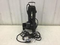 BURCAM Pumps 1 HP Cast Iron Residential Grinder Pump (2) with Tether Float