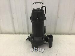 BURCAM Pumps 1 HP Cast Iron Residential Grinder Pump (2) with Tether Float