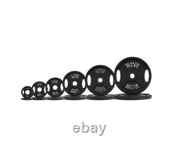 BalanceFrom Cast Iron Olympic 2-Inch Plate Weight Plate, 245 lbs Set, Multiple P