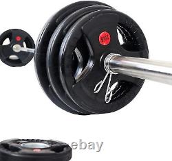BalanceFrom Cast Iron Olympic Weight Including Olympic Barbell Multiple Packages