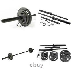 Barbell Olympic Weight Set, 110 lbs