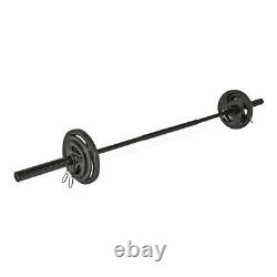 Barbell Olympic Weight Set, 110 lbs