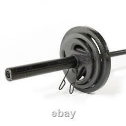 Barbell Olympic Weight Set, 110 lbs