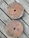 Barbell Vintage Antique Cast Iron Weight Plate Lifting 80lbs 1 Opening