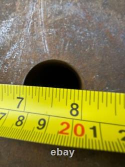 Barbell Vintage Antique CAST IRON Weight Plate Lifting 80lbs 1 opening