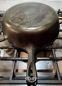 Birmingham Stove & Range #8 Cast Iron Chicken Fryer Pan & Matching Dimpled Lid